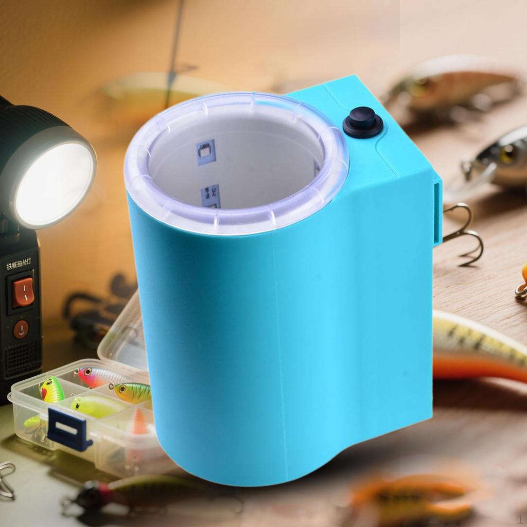 Charged LED Squid Light Fishing Detachable Gear Practical Compact Underwater Lamp Tackle for
