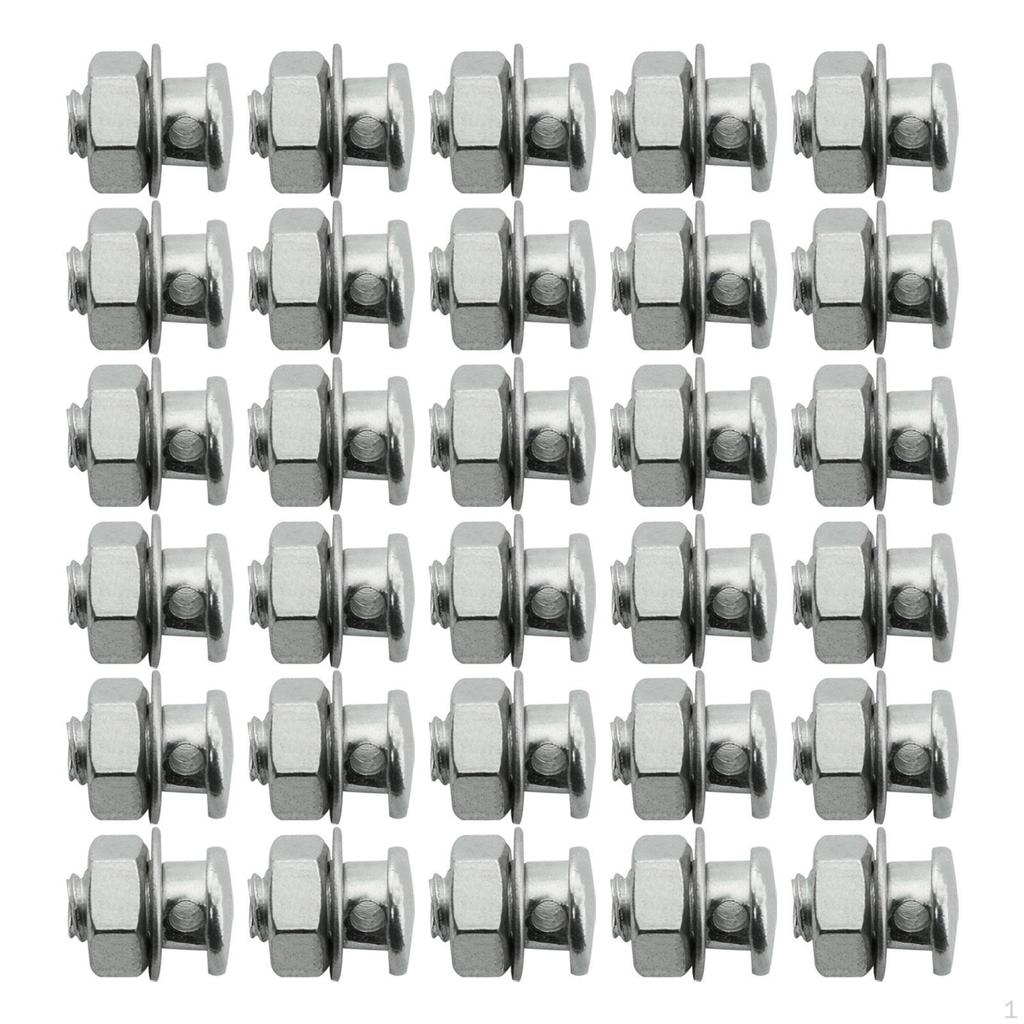 30 sztuk Regulator linki hamulcowej Klamra Kotwa Śruba Fasolki Mocowanie, Regulator, Mocowanie, Blokada