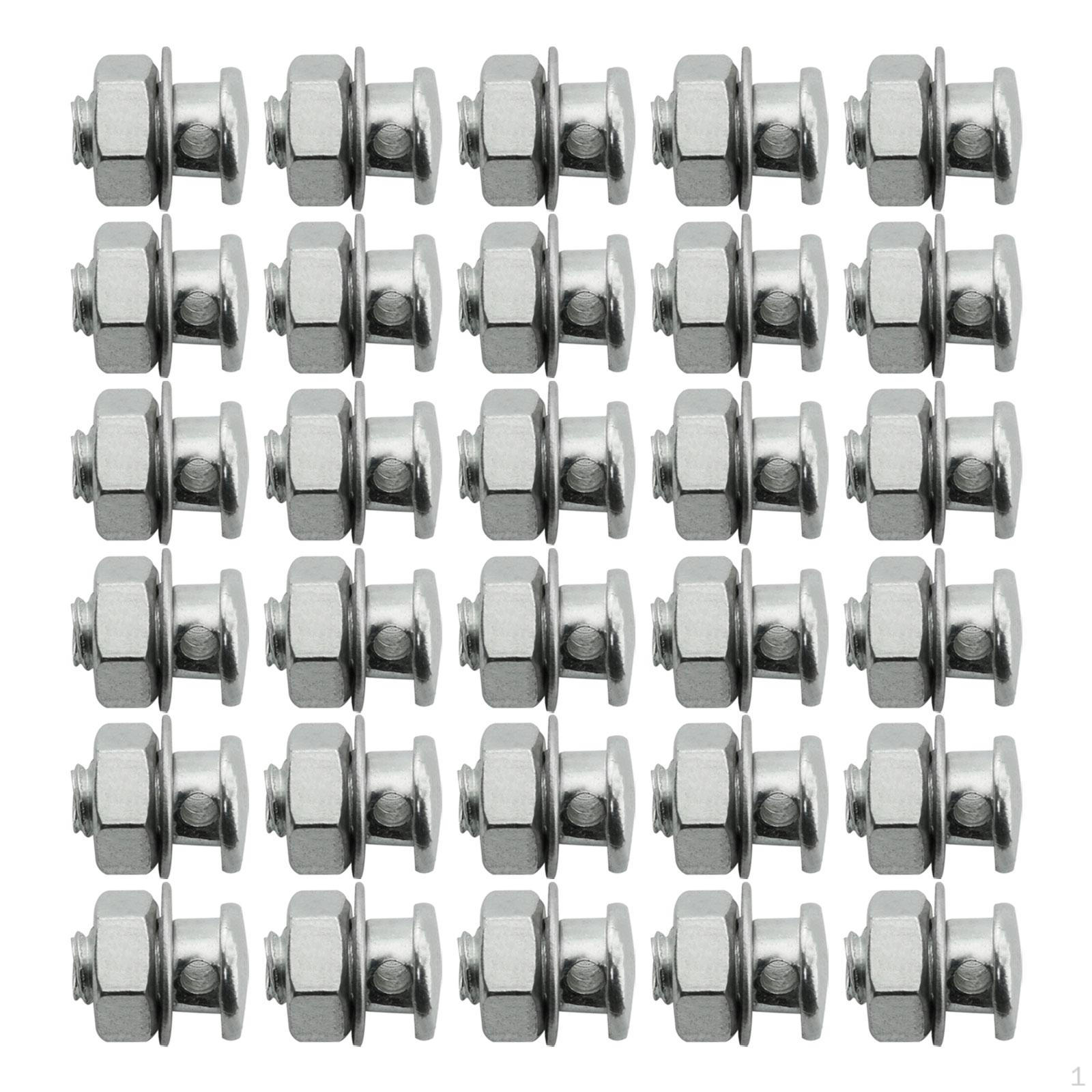 

30 штук Регулятор тормозного троса Зажим Анкерный болт Болты Фиксация,Регулятор,Крепление,Блокировка 13MM