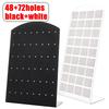 48/72 Holes Earring Jewelry Display Holder Mould Plastic Earrings Display Stand Storage Case Rack Stand Showcase Organizer Shelf