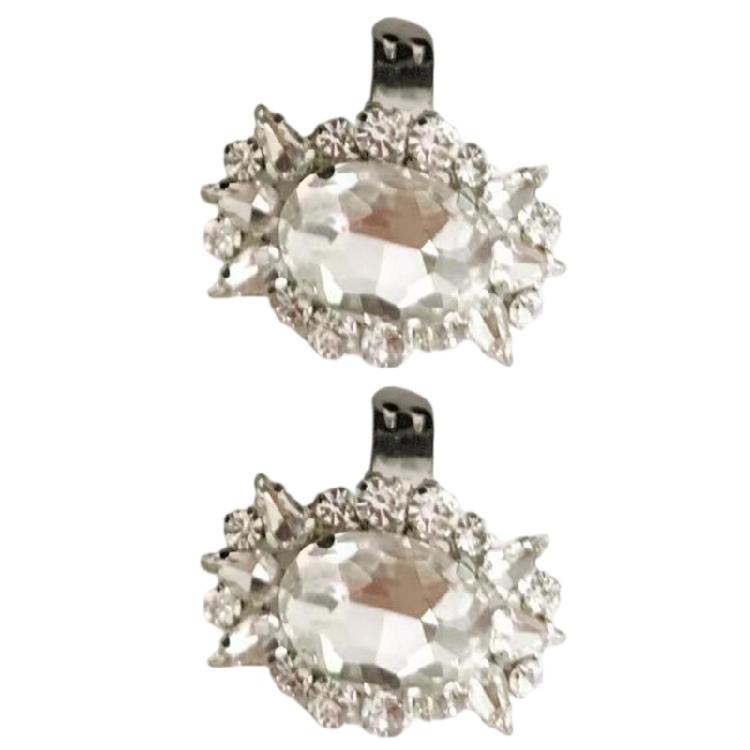 Shoe Clips Charms for Women Detachable Rhinestones Crystal Shoe Buckles Bridal Wedding Prom Party High Heel Decoration
