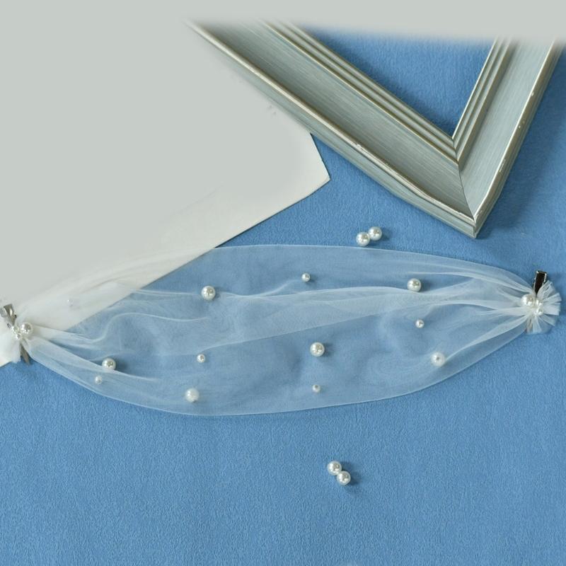 Pearls Embellished Headbands For Women Elegant Hair Accessory With NonSlip Design Soft Tulle Fabric For Weddings Parties