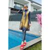 New Styles In Various Colors and Prints Modest Muslim Burkini 2-piece Set Long-sleeved Tunic and Full-length Leggings Set - Muslim Swimwear - Summer