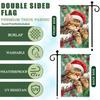 Christmas kittenGarden Flag 12x18 Inch Double Sided for Courtyard Outdoor Welcome Flag Decoration (Excluding flagpole)