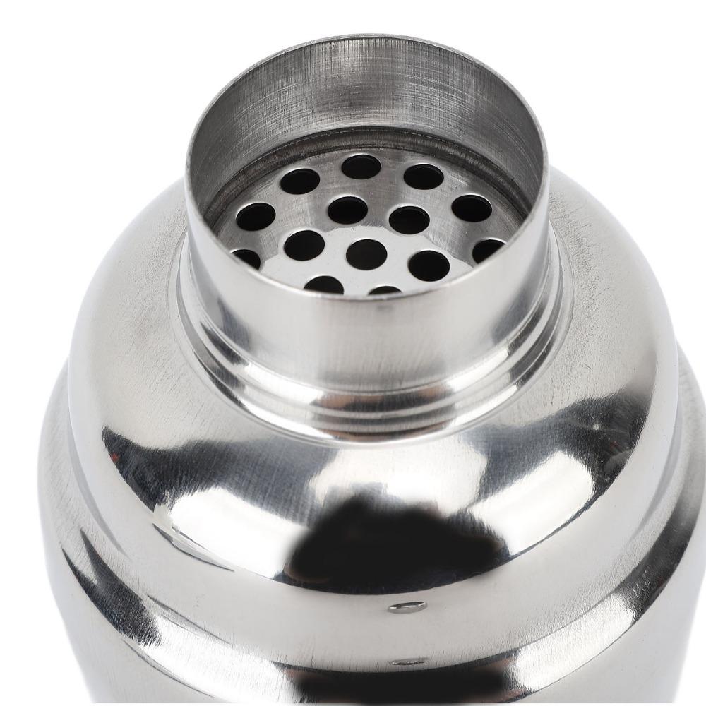Stainless Steel Cocktail Shaker Built-In Strainer Professional Bar Shaker Restaurant