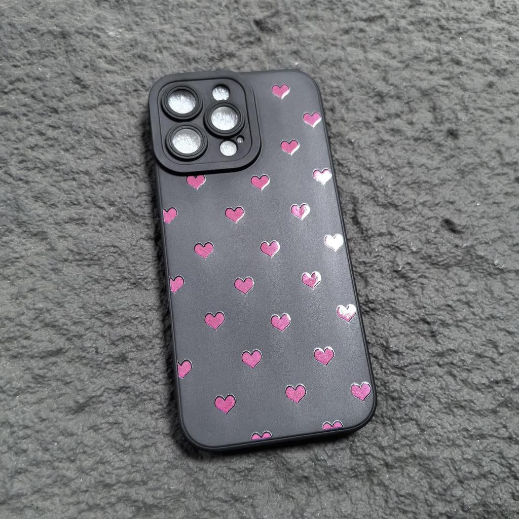 Amazon hot-selling little love apple 17 mobile phone case iphone13 matte feel 16promax anti-drop soft case