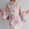 Yukata Obi Pleated Heiko Obi Dull Color 6 Colors Fluffy Easy Pleated Heiko Obi [kimono Cafe] Women's (dustyyellow)
