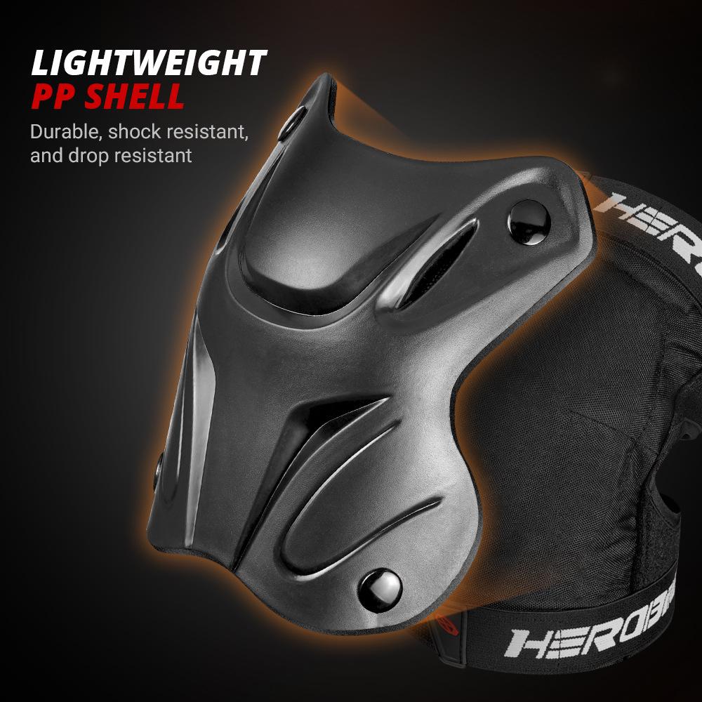 Off-Road Motorcycle Elbow & Knee Pads: Hard Shell Protective Gear for Outdoor Sports - Skiing, Roller & Skateboarding, All-Season Use