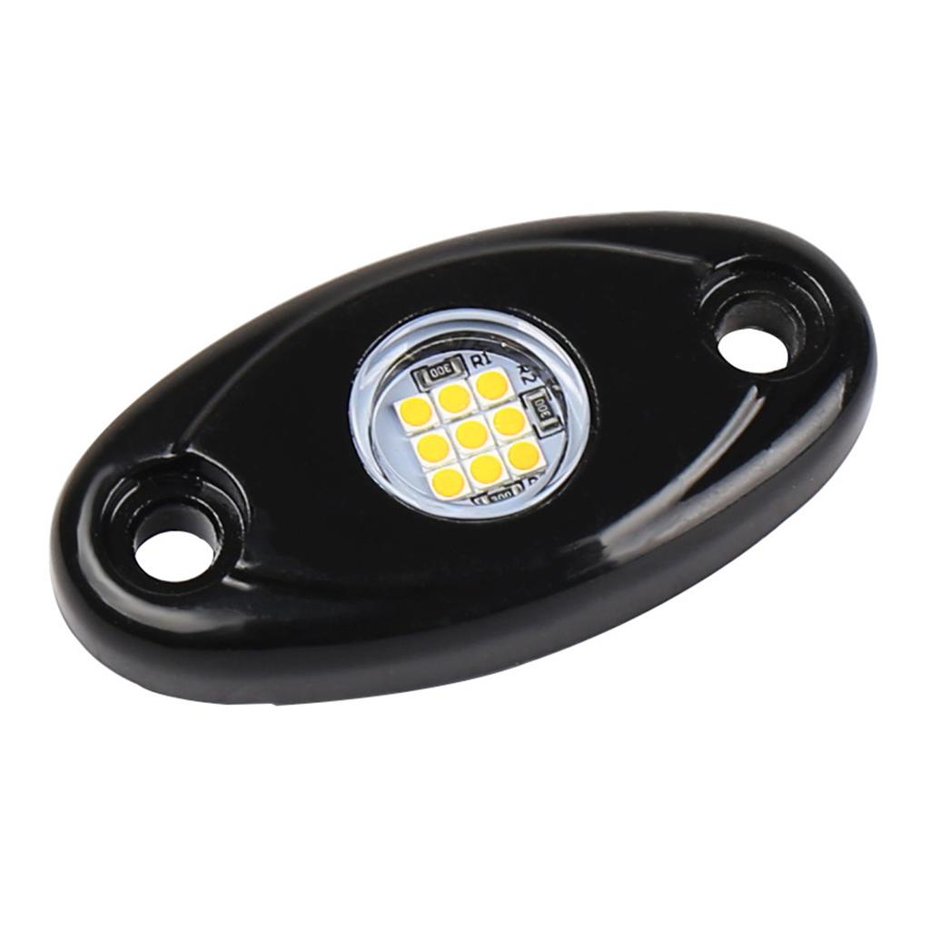 8 Packs LED Rock Lights for Trucks IP67 Waterproof Under Body Wheel Well Light Exterior Interior
