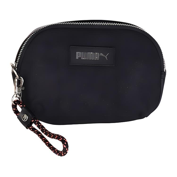 Puma Mini Solid Color Faux Leather Shoulder Bag Women bags Black 076994-01 Mini