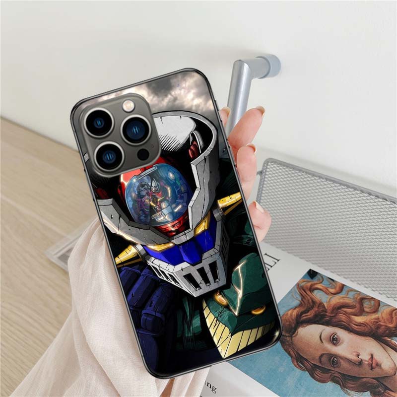 G-Goldorak UFO Robot Phone Case For Iphone 17 Air 16 15 Pro Max 14 Plus 16E Coque 13 Pro 12 Mini 11 Clear Cover Silicone Cute Sh