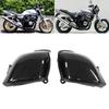 2 stk Karbonfiberstil ABS Forgassersidedeksel Erstatning for CB 400 CB400 VTEC 1999‑2007
