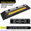 Rubber Wheel Stop: Large Car Reversing Anti-Collision Barrier & Locator