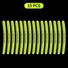 EJG4   Car Wheel Fluorescent Sticker Hub Sticker Reflective Warning for Mercedes Benz B/C/E/S Class A Class C200L GLC GLK New CLA GLA