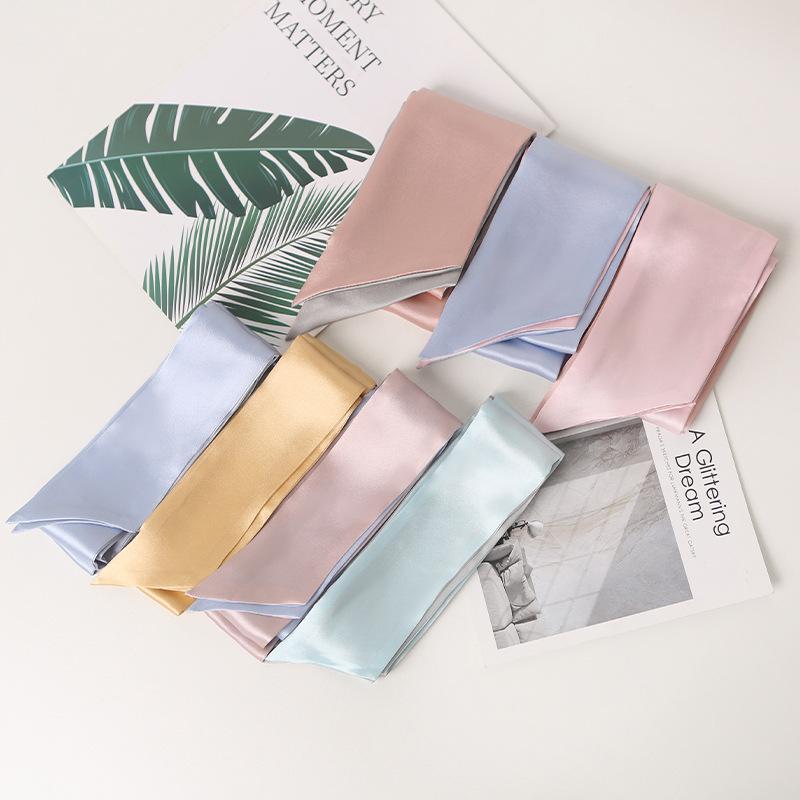 19mm Heavy-duty Double-sided Silk Ribbon Scarf Headband Bag Ribbon Decorative Long Scarf