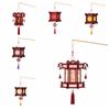 New Year DIY Spring Festival Lanterns Luxury LED Luminous Wooden Lanterns  Festival Decorations