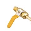 Air Conditioner 1/4 Male Safety Adapter Liquid Valve Connector Filling