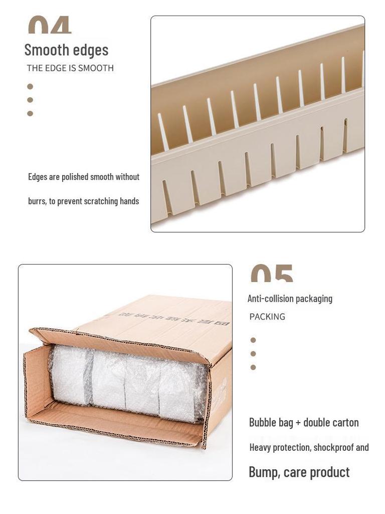 Wang Erniu Kitchen & Bathroom Rolling Crevice Storage Rack