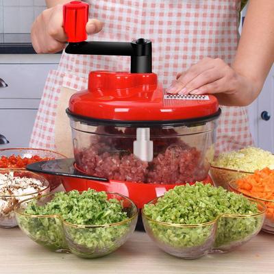 Hand-Cranked Meat & Vegetable Grinder for Kitchen Use