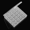 25Pcs/Set Empty Bobbins Sewing Machine Spools Clear Plastic and Case Storage Box Sewing Machine Tools Accessories AA7651