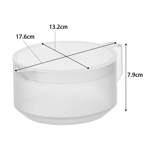 Yamazaki Tower Teapot, White, 13.2cm W X 17.6cm D X 7.9cm H (including Handle), 600ml, Dishwasher and Microwave Safe, Easy To Clean, Lid and Strainer