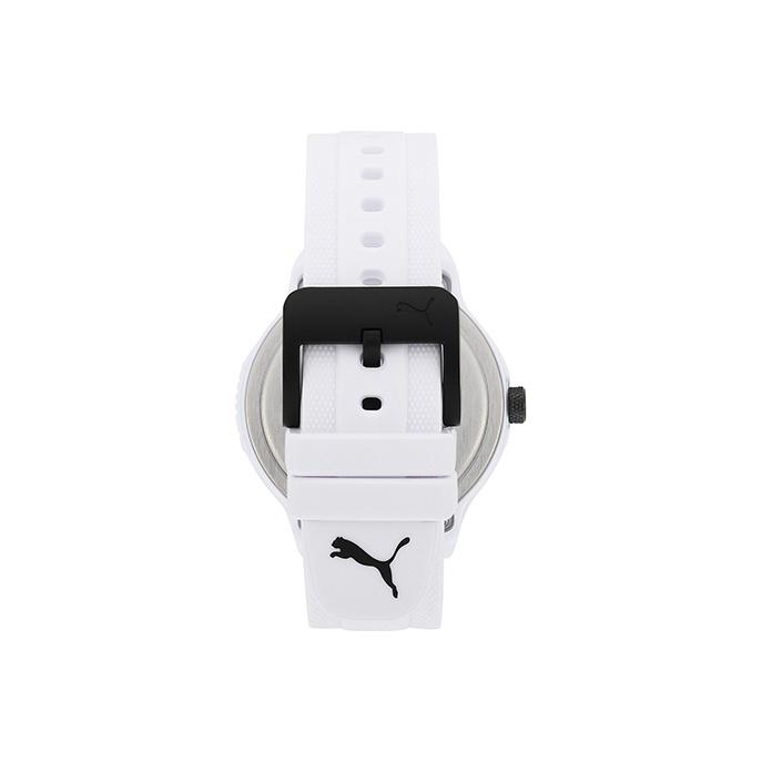 Puma Quartz Watch Synthetic Fiber Strap 43Mm White Dial Sports Casual Couple Waterproof Men watches P5012-WHITE