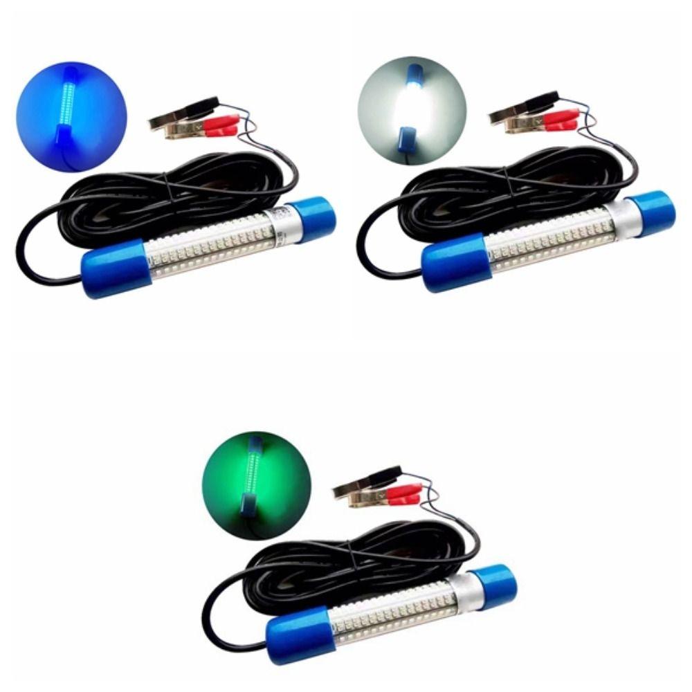 Portable Underwater Fishing Light 30W Submersible Boat Lamp Lures Finder Lamp  Salvage Operation