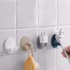 Power Plug Hook Strong Adhesive Oval Shaped Easy To Install Plug Wire Holder Hooks for Power Cords