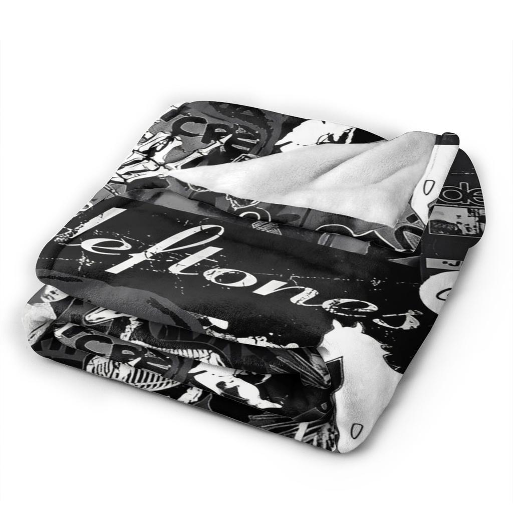 Deftones Metal Band Blanket Soft Novelty Plush Bedding Throws For Couch Chair Sofa Bed Travel Flannel Bedspread Bed Cover