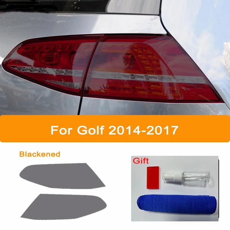 TPU Car Headlights Taillights Black Protective Film Transparent Sticker Refit For Volkswagen VW Golf 7 8 MK7 MK7.5 MK8 2014-
