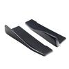 2 Pcs Carbon Fiber Color Car Bumper Spoiler Rear Splitter Diffuser Lip Universal