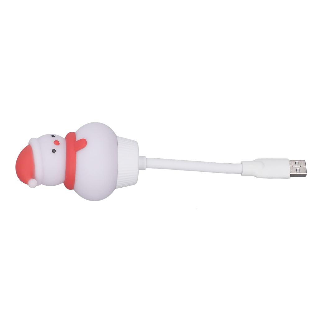 Mini USB LED Lamp Cartoon Shape Plug and Play Energy Saving Flexible USB Reading Light for Bedside Study Camping
