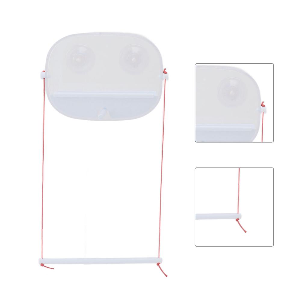 Clear Window Bird Feeder Transparent Window Bird Feeder with Suction Cups for Outside