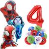 Spider Hero Birthday Party Decoration Plate Cup Banner Balloon Superhero Party Favors Baby Shower Decor Birthday Supplies Gift