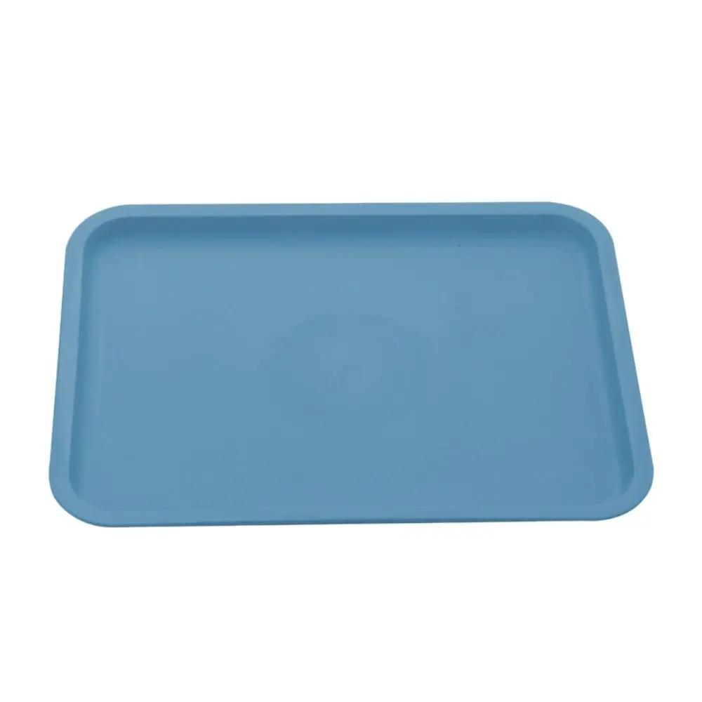 Nordic Rectangular Pallet Plastic Multiple Colors Tray Dessert Pallet Kitchen Supplies