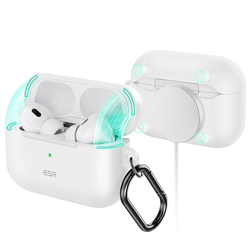 

ESR AirPods Pro2 case (HaloLock) Pro 2nd generation/1st generation (2023/2022/2019) only MagSafe correspondence Complete fall prevention cover with