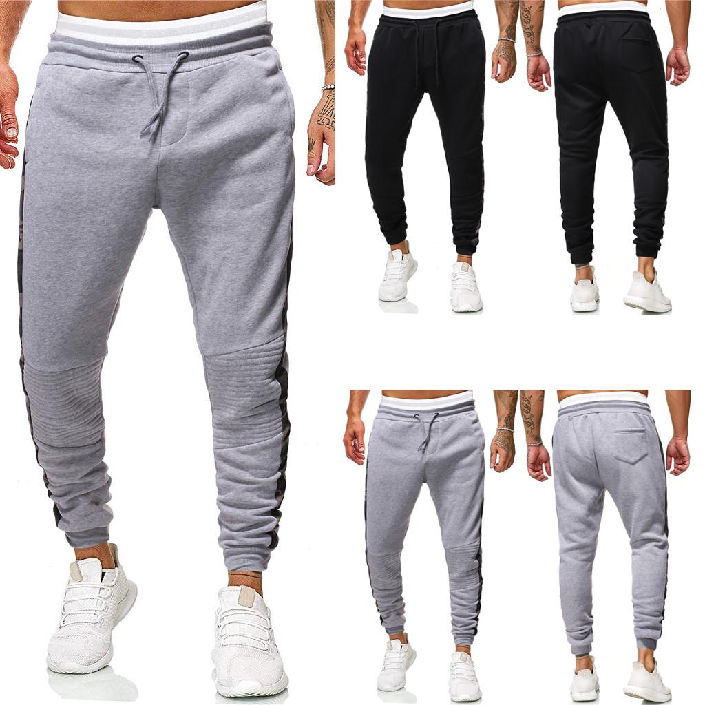 

Модные мужские спортивные штаны для бега и фитнеса, повседневные свободные спортивные штаны на шнурке