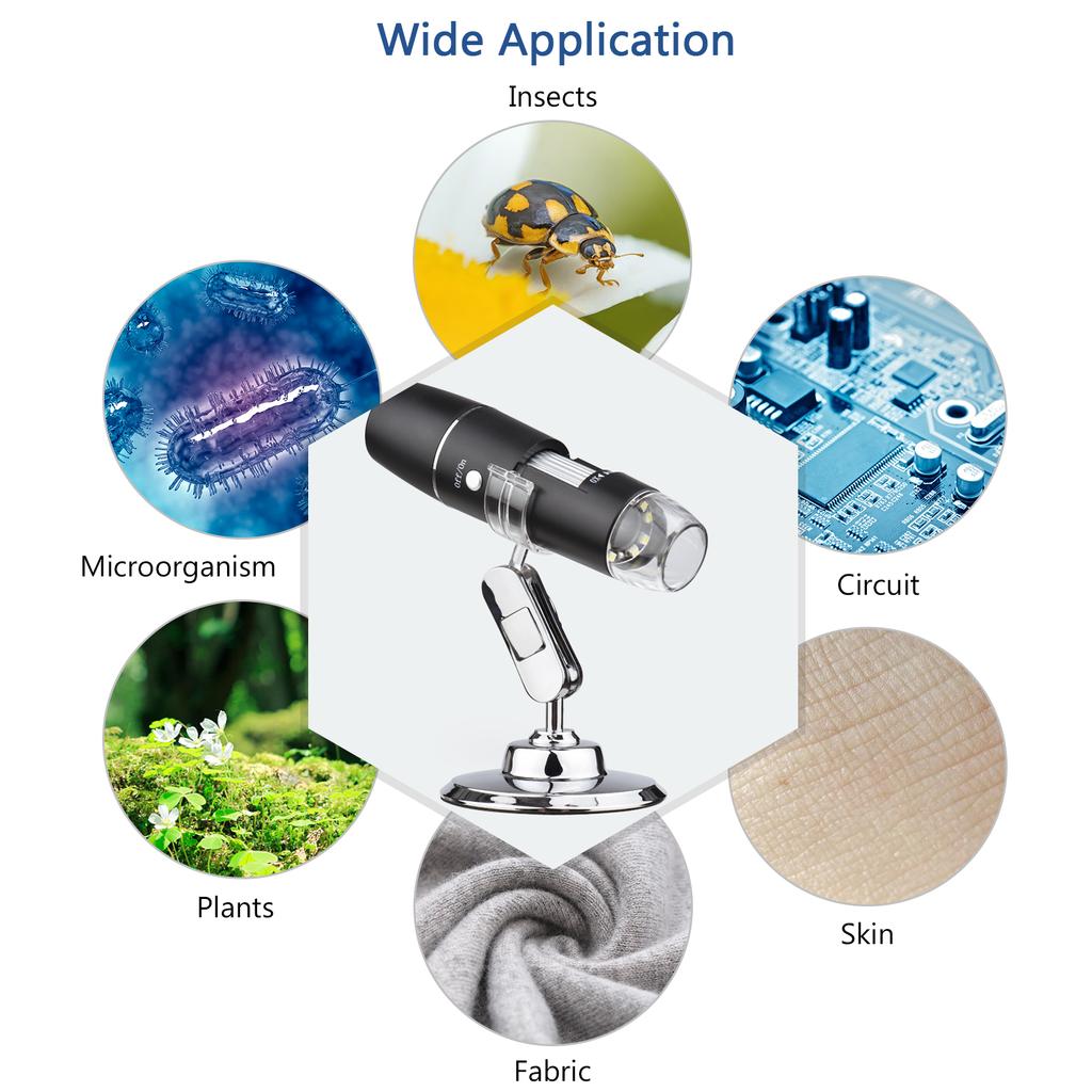 Buy 1000X WiFi Portable Mini Electronic Microscope Handheld Digital ...