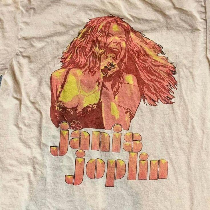 VIntage Janis Joplin Shirt Unisex Concert S to 5XL BO670 Unisex T-Shirt XXXL