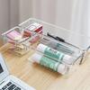16Pcs Drawer Organiser Set Clear Makeup Tray Desk Drawer Dividers Dresser Storage Bin Separation Box for Bathroom Office