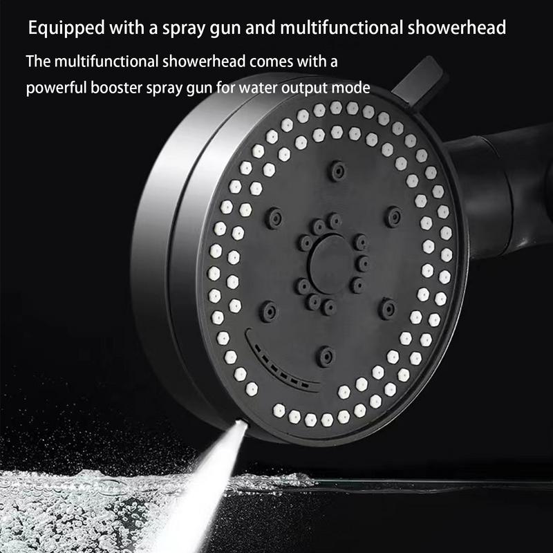 Handheld Shower Head Adjustable 8 Spray Setting Shower Head Long Hose And Bracket Shower Head Spray for Bathroom