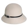 2025 Women's British Retro Wool Felt Hat: Autumn/Winter Fashion Belted Bucket Hat