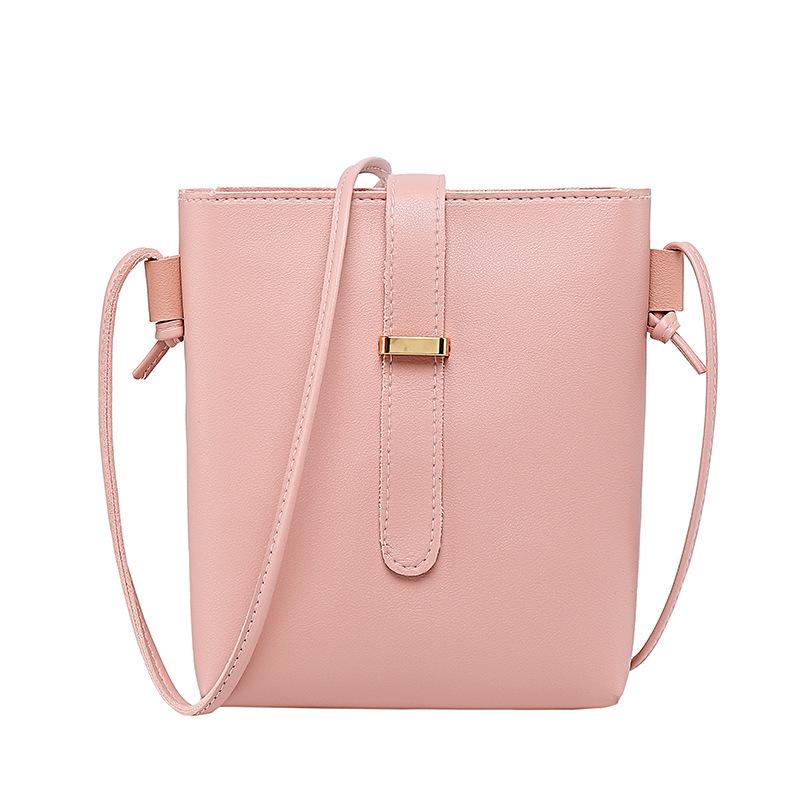 2024 Dames Lente Bucket Crossbody Tas - Eenvoudige Casual Schoudertas voor Telefoon & Make-up