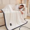 Flannel Fleece Blanket Office Nap Blanket Air-Conditioning Throw Coral Fleece Bed Sheet Blanket Lunch Break Blanket
