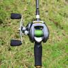4 Sections Fishing Rod Combo Casting Fishing Reel Shield Ball Smooth Magnetic Brakes for Freshwater