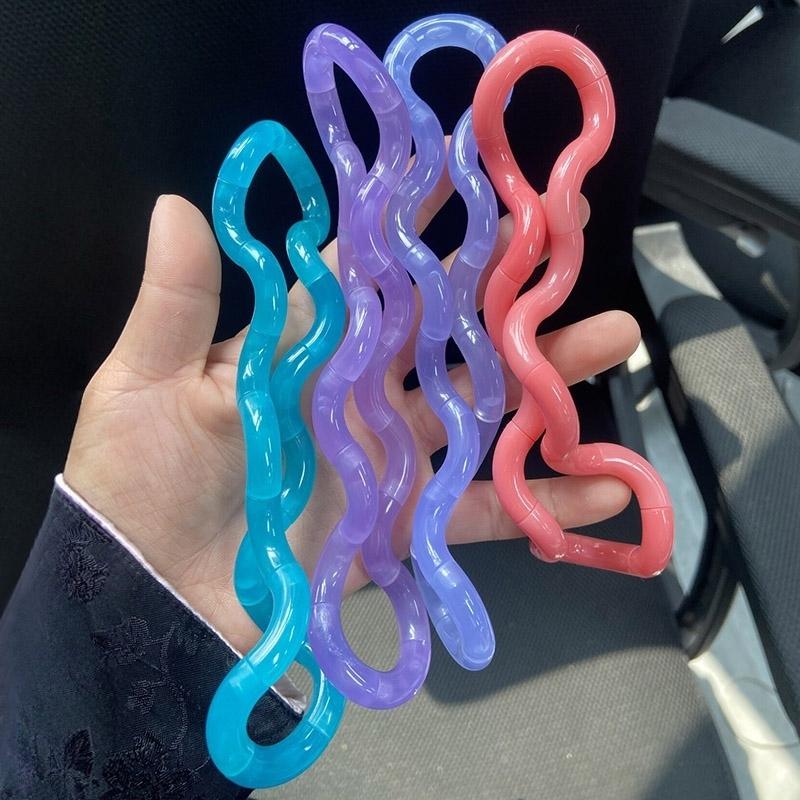 Deformable Rope Knot Stress Relieving Toy Deformation Rope Educational Tangle Fidget Toy Gift for Kid Juguetes Antiestrés
