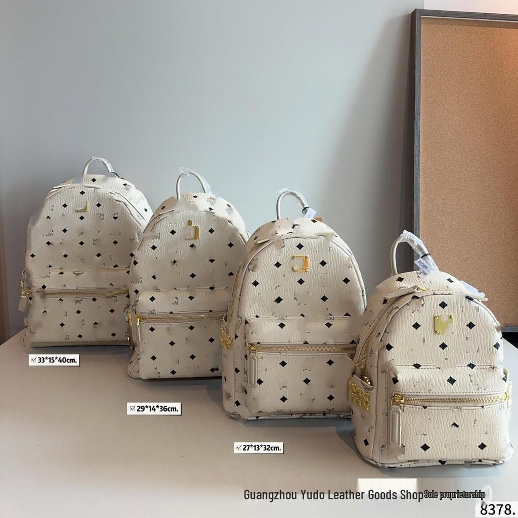 M's Fashion Studded College Backpack: Large Capacity Travel & Casual Commute Bag