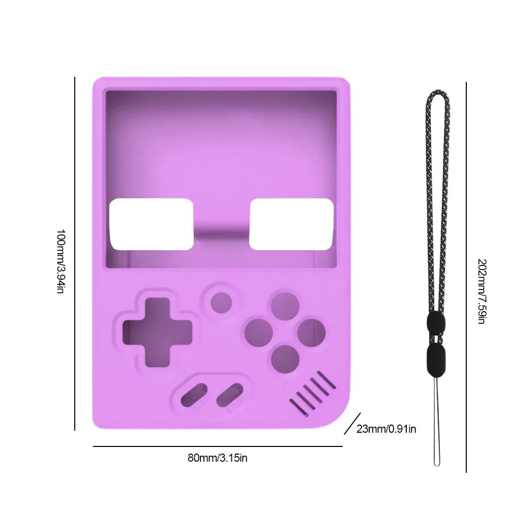 Silicone Protective Cover Shockproof Protective Case Anti-Scratch Protector Cover Case for MIYOO MINI Plus Handheld Game Console