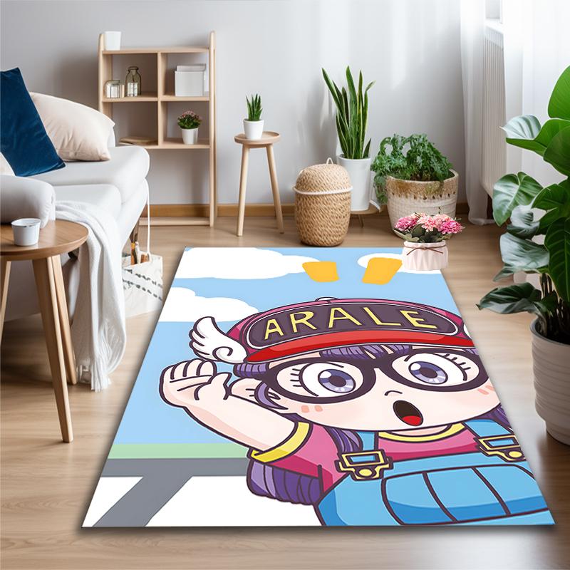 [1pc Anime Boy Team Office Carpet] Easy Maintenance Chair Rug for Conference Room Use, Durable Area Sofa Floor Mat