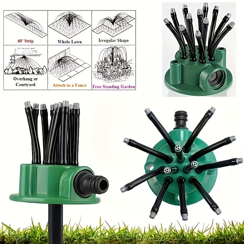 1pc 360 Degree Automatic Garden Sprinklers Watering Grass Lawn Rotary Nozzle Rotating Water Sprinkler System Garden Supplies